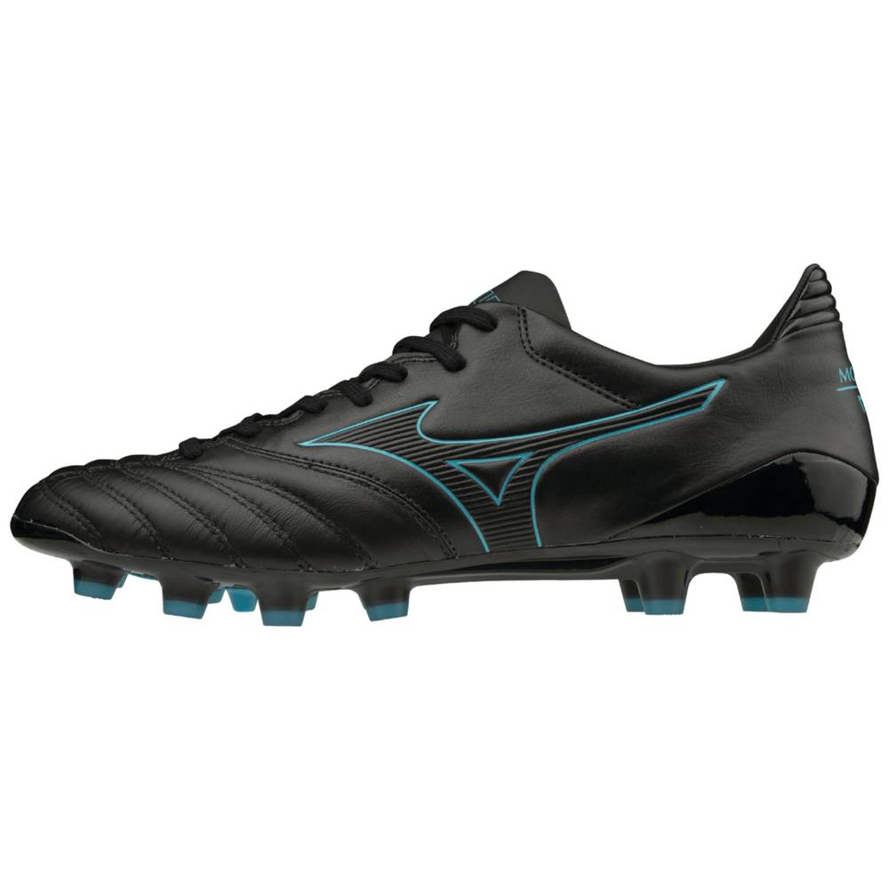 Scarpe Calcio Mizuno Morelia Neo KL II Uomo - Nere/Blu Verde Acqua - 32405-MGEZ